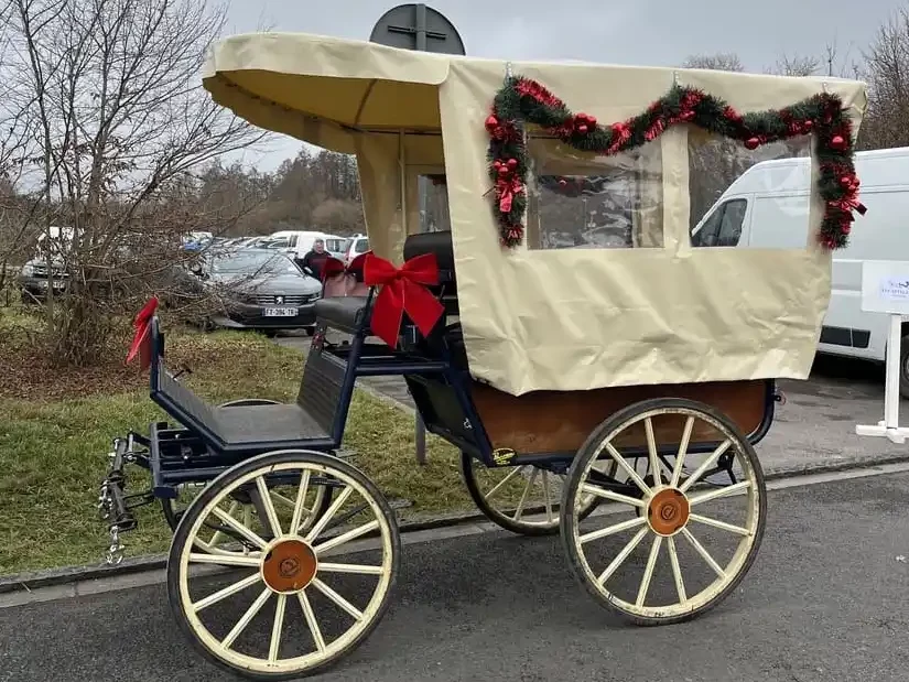 Location de calèche pour marché de Noël oise
